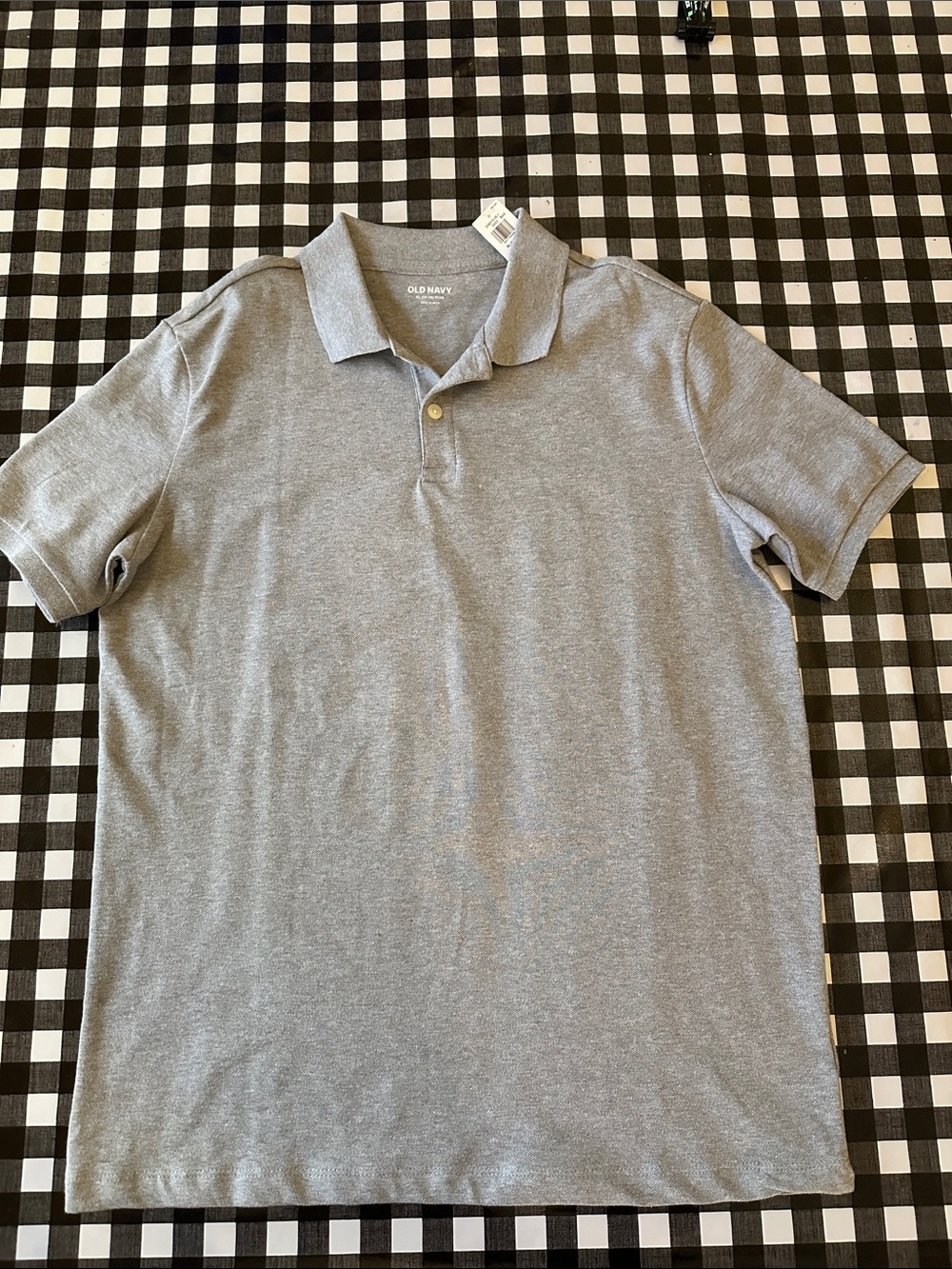Old Navy Boy’s Gray Short-Sleeve Polo